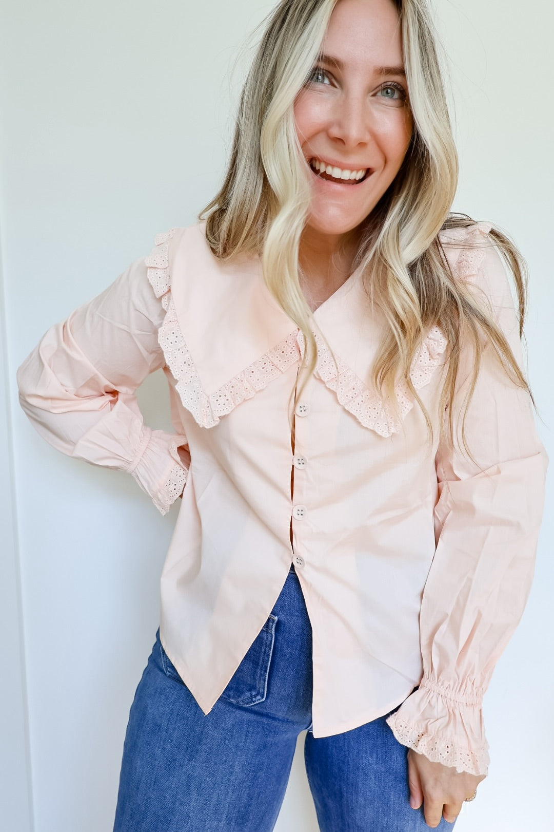Taylor Blouse, Pink
